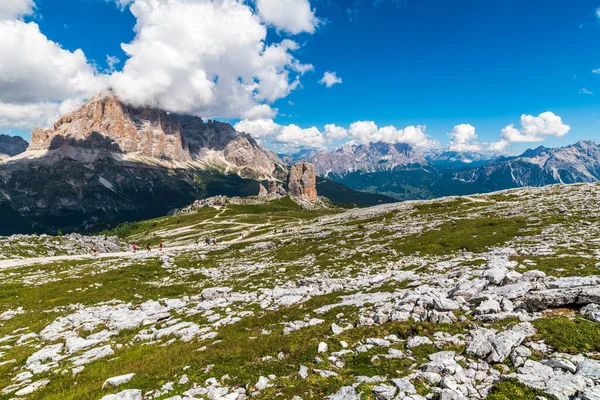 Verão Natureza Paisagem Montanhosa Dolomitas Alpes Montanhas — Fotografia de Stock