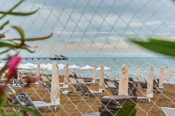 Lignano Pineta Beach Seascape View Udine Province Italy — стокове фото