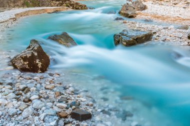 Güzel nehir manzarası, Lignano, İtalya 