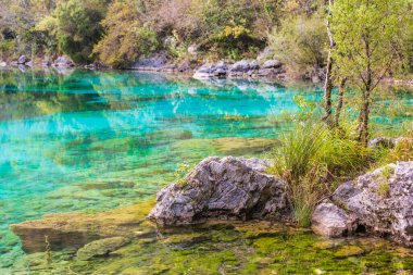 İtalya 'da Cornino Gölü