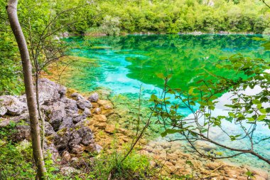 İtalya 'da Cornino Gölü