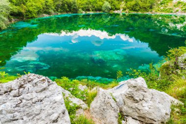 İtalya 'da Cornino Gölü