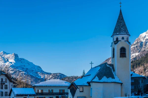 Sappada View Winter Time Italy — Stock Photo, Image