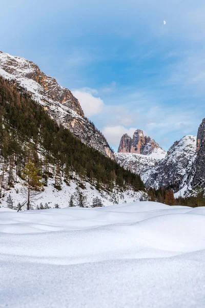 Monte Croce Kış Manzarası Talya — Stok fotoğraf