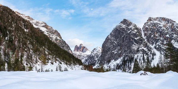 Monte Croce Kış Manzarası Talya — Stok fotoğraf