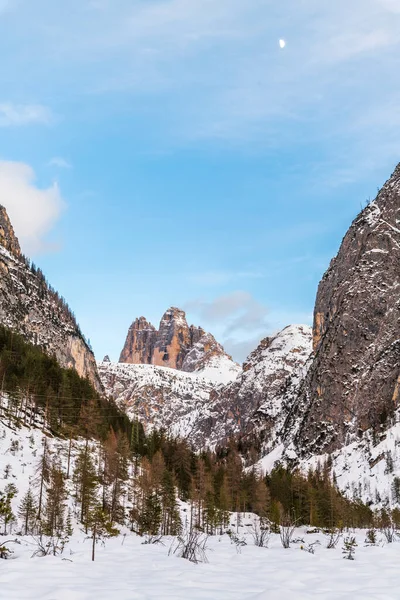 Monte Croce Kış Manzarası Talya — Stok fotoğraf