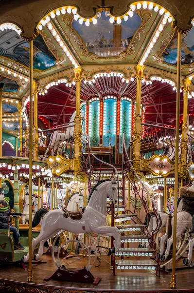 Julpynt Italienska Staden — Stockfoto