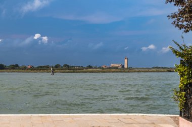 Burano Murano şehri, Venedik, İtalya 