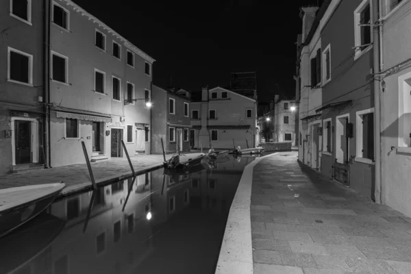 흐르는 무라노 경관의 이탈리아 베니스 — 스톡 사진