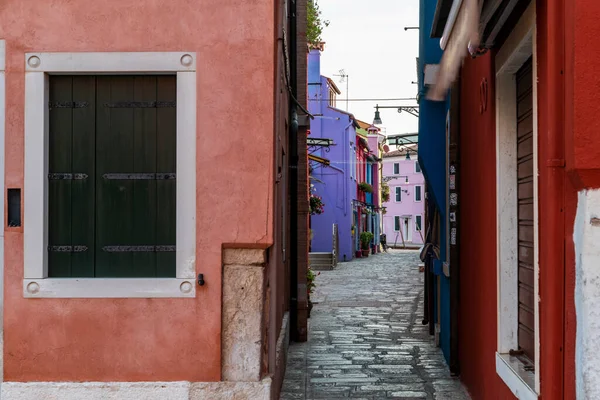 Burano Murano Şehri Venedik Talya — Stok fotoğraf