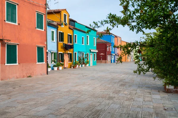 Burano Murano Cityscape Wenecja Włochy — Zdjęcie stockowe