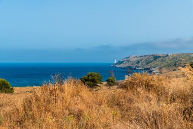 Deniz manzarası, Cava di Bauxite, Otranto, İtalya