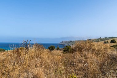 Deniz manzarası, Cava di Bauxite, Otranto, İtalya