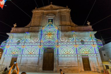 Ceglie Messapica şehri, İtalya 