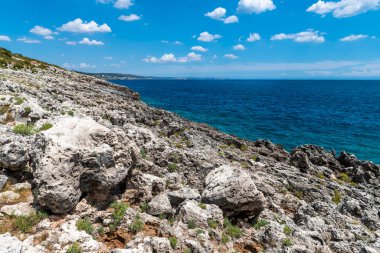 Deniz manzaralı, Corsano, İtalya