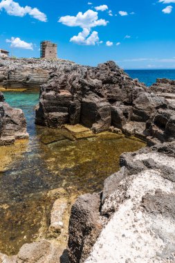 Deniz manzaralı, Corsano, İtalya