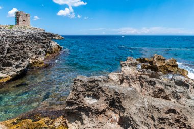 Deniz manzaralı, Corsano, İtalya