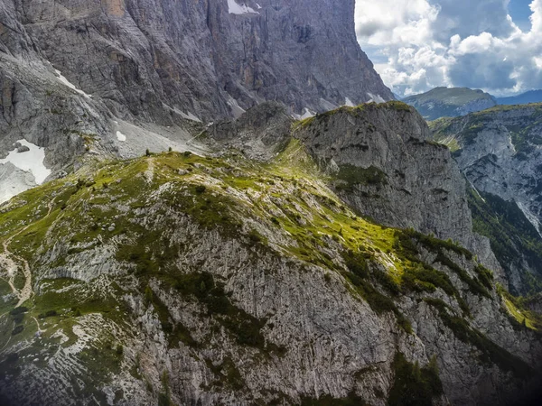 Provincie Belluno Vysočina Jezero Coldai Itálie — Stock fotografie