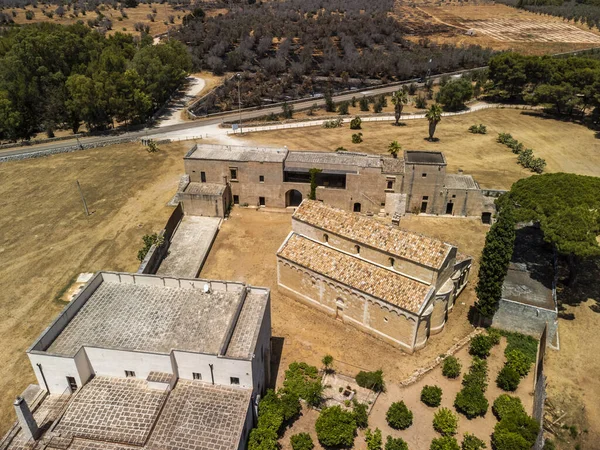 Abbaye Santa Maria Cerrate Province Lecce Italie — Photo