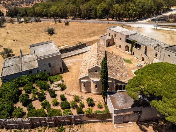 Abbaye Santa Maria Cerrate Province Lecce Italie — Photo