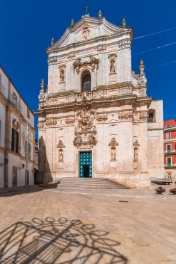 Martina Franca şehir merkezi, Taranto, İtalya 