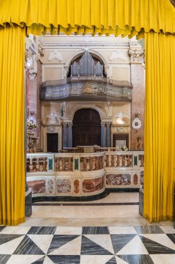 Martina Franca şehir merkezi, Taranto, İtalya 