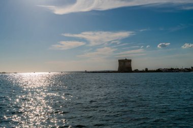 Porto Sezeryan manzaralı, Lecce ili, İtalya 