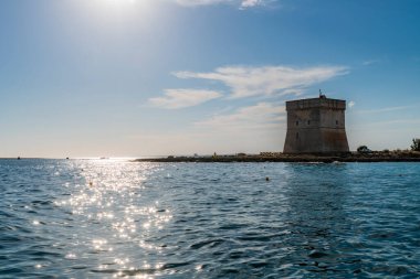 Porto Sezeryan manzaralı, Lecce ili, İtalya 