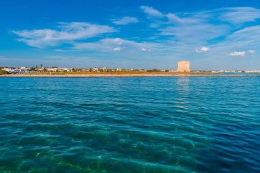 Porto Sezeryan manzaralı, Lecce ili, İtalya 