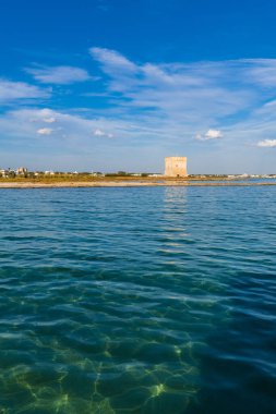 Porto Sezeryan manzaralı, Lecce ili, İtalya 