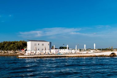 Porto Sezeryan manzaralı, Lecce ili, İtalya 