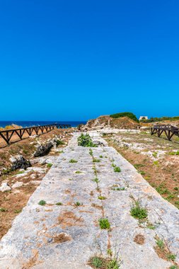 Torre Uluzzo Körfezi ve kıyı şeridi, Salento, İtalya