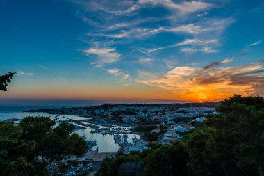 Santa Maria di Leuca 'nın manzarası, Salento, İtalya