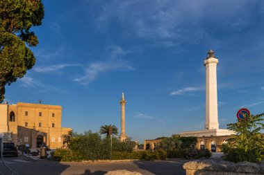 Santa Maria di Leuca 'nın manzarası, Salento, İtalya