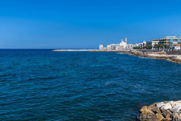 Italiaanse Kleine Havenstad Zee Overdag Zomer — Stockfoto