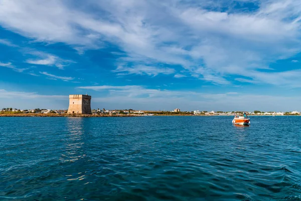 Porto Cesareo Vista Panorámica Provincia Lecce Italia — Foto de Stock