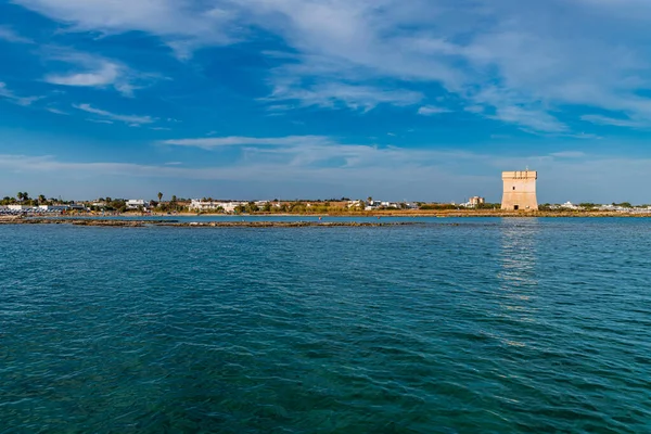 Porto Cesareo Vue Panoramique Province Lecce Italie — Photo