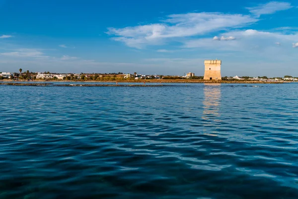 Porto Cesareo Vue Panoramique Province Lecce Italie — Photo