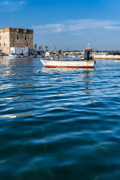 Porto Cesareo Vue Panoramique Province Lecce Italie — Photo