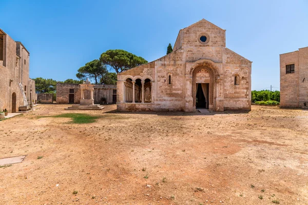 Santa Maria Cerrate Manastırı Lecce Bölgesi Talya — Stok fotoğraf