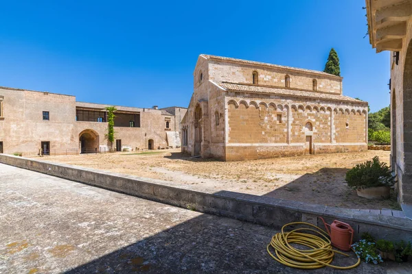 Abtei Santa Maria Cerrate Provinz Lecce Italien — Stockfoto