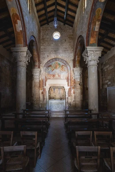 Abadia Santa Maria Cerrate Província Lecce Itália — Fotografia de Stock