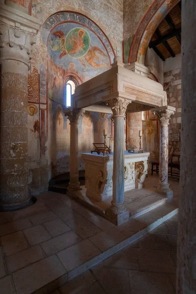 Santa Maria Cerrate Manastırı Lecce Bölgesi Talya — Stok fotoğraf