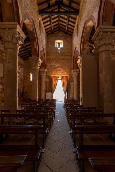 Abbey Santa Maria Cerrate Lecce Province Italy — стокове фото