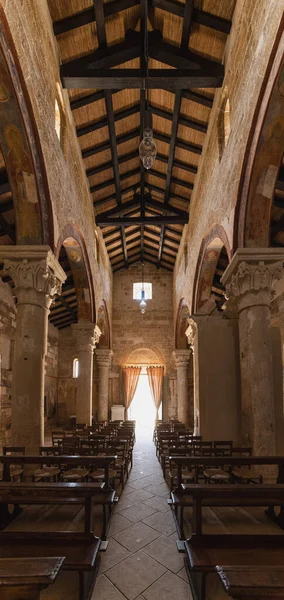 Abbey Santa Maria Cerrate Lecce Province Italy — стокове фото