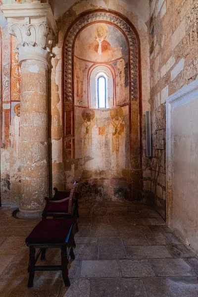 Abadia Santa Maria Cerrate Província Lecce Itália — Fotografia de Stock