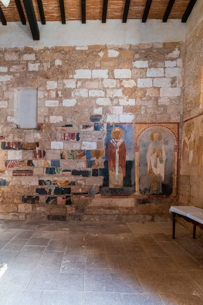Abadía Santa Maria Cerrate Provincia Lecce Italia — Foto de Stock