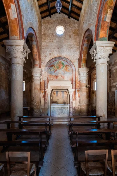 Abdij Van Santa Maria Cerrate Provincie Lecce Italië — Stockfoto