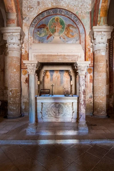Abadia Santa Maria Cerrate Província Lecce Itália — Fotografia de Stock