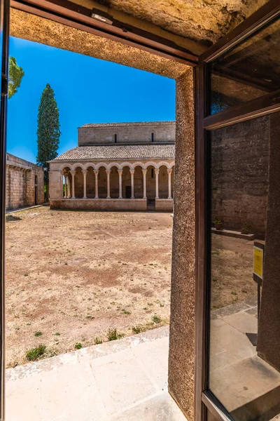 Abadía Santa Maria Cerrate Provincia Lecce Italia —  Fotos de Stock